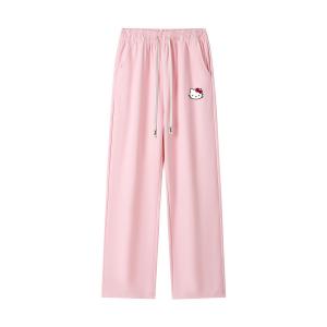 Hello Kitty Hello Kitty SS25 Повседневные брюки унисекс Sanrio, розовый