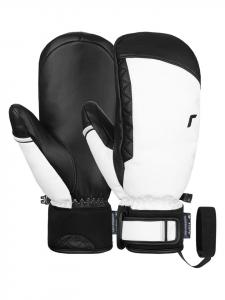 Reusch Функциональные варежки "Лаура" в бело-черной расцветке