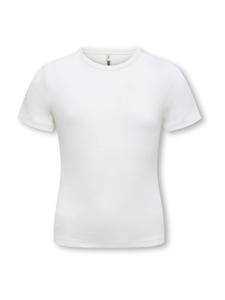 ONLY GIRLS Футболка 'KOGLUCKY' в белом цвете