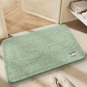 Dajiang Ковер 40х60 см из ПВХ для ванной комнаты, быстросохнущий, Yifulin-Green, 1см*1см