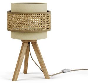 Настольная лампа Vicco Morten 52013, коричневый - кремовый