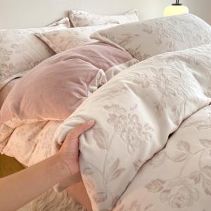 FUANNA Комплект постельного белья, 3 предмета, 120 см, цветочный сезон - розовый