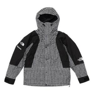 Куртка x the north face studded mountain light jacket 'black white' Supreme, черный