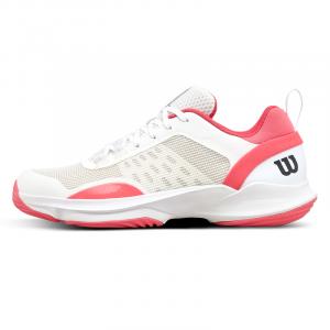 Противоскользящие теннисные туфли женские Wilson, White/Pink