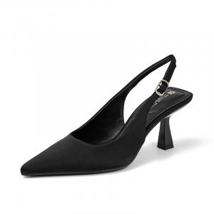 TATAYA Женские туфли на высоком каблуке с расклешенным каблуком черные, цвет Black