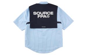 Футболка унисекс синяя в белую полоску FPA