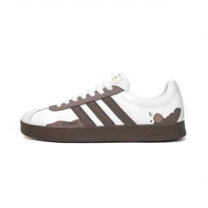 Adidas VL COURT 20 Big Fish Manufacturing, хрустящая бело-коричневая кожа