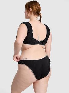 Хадсон, дерзкий бикини-низ Pink By Frankies Bikinis, черный