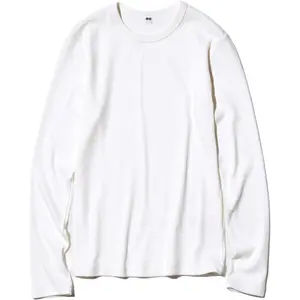 Лонгслив Uniqlo Soft Ribbed, 00 белый