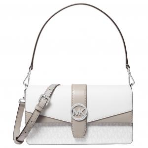 MICHAEL KORS Сумка через плечо Coated Canvas Medium Women's White