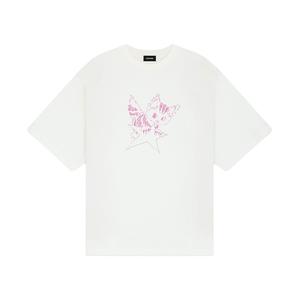 Футболка Monster WE11DONE, цвет слоновая кость