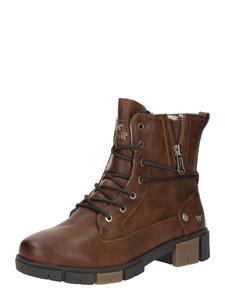 Ботильоны на шнуровке MUSTANG, коричневый