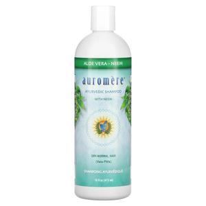 Auromere Аюрведический шампунь алоэ вера и ним 16 жидких унций (473 мл)