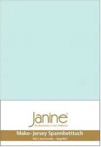 Простыня на резинке Janine Mako Jersey, простыня на резинке всех размеров и цветов 90 см x 190 см x 100 см x 200 см, утренний туман Original Janine