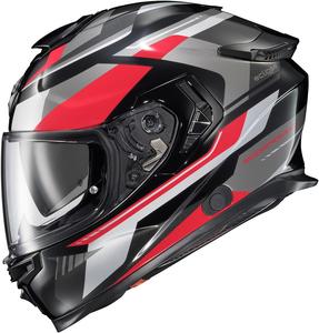 Шлем мотоциклетный ScorpionEXO Eclipse, красный / белый / черный