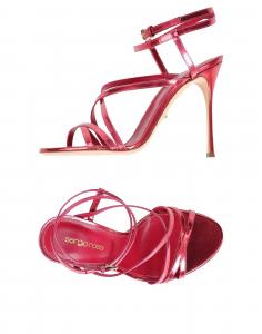 Сандалии Sergio Rossi, гранатовый