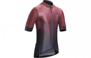 Велосипедная одежда для мужчин тёмно-бордового цвета DECATHLON