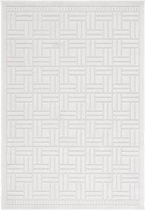 Ковер SAFAVIEH, 122 x 183 см, Stella Collection, Ivory, геометрический рисунок, идеален для помещений с высокой проходимостью в гостиной, спальне, столовой (STA130A)