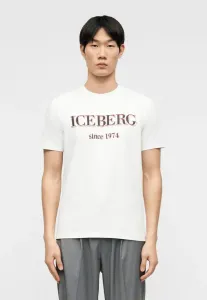 Футболка с принтом Iceberg, Bianco Ottico