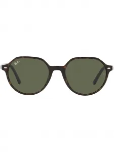 Солнцезащитные очки Thalia в круглой оправе Ray-Ban, зеленый