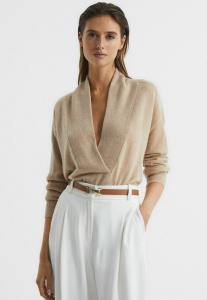 Ремень Reiss HAYLEY SQUARE HINGE, Tan