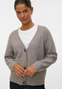 Кардиган Vero Moda BOOM LS V-NECK BUTTON NOOS, Moon Rock/Mottled Beige