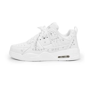 KYMOOU Скользоустойчивые амортизирующие дышащие низкие скейтерские кроссовки унисекс полностью белые, цвет All White