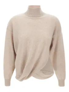 Свитер с высоким воротником Marella, нейтральный