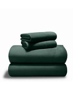 Комплект простыней King из микроплюша из флиса Bare Home, зеленый
