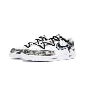 Кроссовки Nike Court Vision 1 Skateboard Shoes Men Low-Top Black White