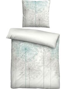 Постельное белье из сатина Mako в цвете шалфея Biberna, 155 x 220 + 80 x 80 см