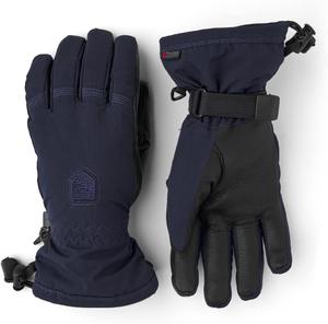 Женские утепленные перчатки Hestra Powder CZone для зимы, снега и холодной погоды, Black