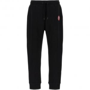 Логотип накладка Спортивные штаны на шнурке Canada Goose, черный