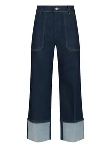 Джинсы с контрастной прострочкой Liu Jo, синий