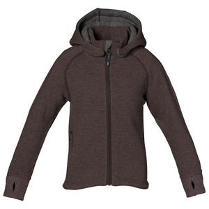 Детская толстовка с капюшоном Shaun - шерстяная куртка Isbjörn, Espresso