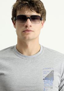 Футболка с принтом GEMUSTERTES Kigili, серый