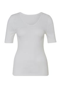 Рубашка для нижнего белья Silke, овальный вырез, однотонная, для женщин Sylvia Speidel., белый