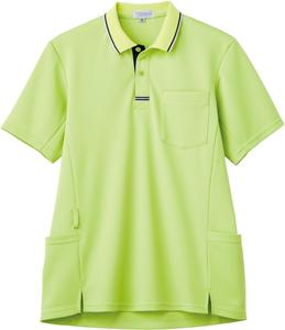 Футболка-поло с коротким рукавом PROFeeling (унисекс) - прохладная, с боковыми карманами, лавандовый, зеленый