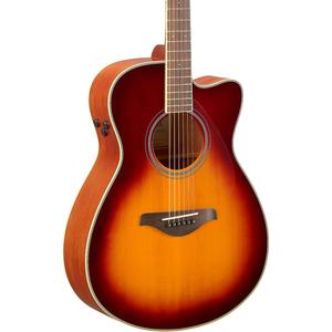 Акустически-электрическая гитара Yamaha FSC-TA TransAcoustic Concert Cutaway Brown Sunburst