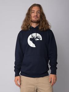 Толстовка wat? Apparel Sweatshirt Röhrender Hirsch, темно-синий