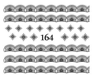 Водные наклейки для ногтей - №164, inna