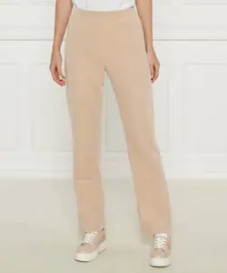 Трикотажные брюки Flare fit Twinset U&B, бежевый