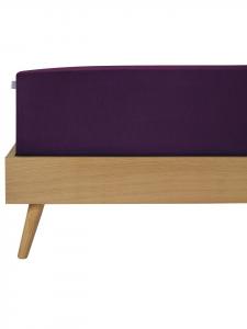 Простыня Schiesser Flexi 95/5, цвет aubergine