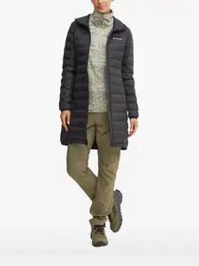 Стеганая куртка с капюшоном Columbia, черный