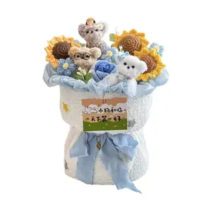 Плюшевый букет Twisty Stick Cute Puppy TLXT, синий