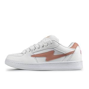 LuzaoT Низкие кроссовки для скейтбординга SUPER DRAG, женские, цвет белый, кирпично-красный