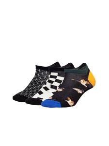 Носки DillySocks Short Duck Geometrics, Mixed Colors