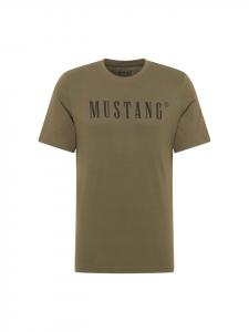 Футболка, 1 шт., оливково-зеленого цвета Mustang