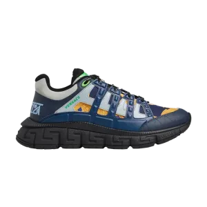 Кроссовки Versace Trigreca, цвет Blue Black