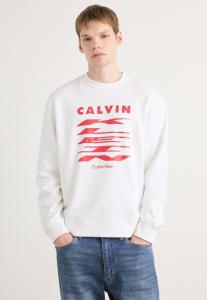 Толстовка Calvin Klein Jeans Sweatshirt, Bright White/White